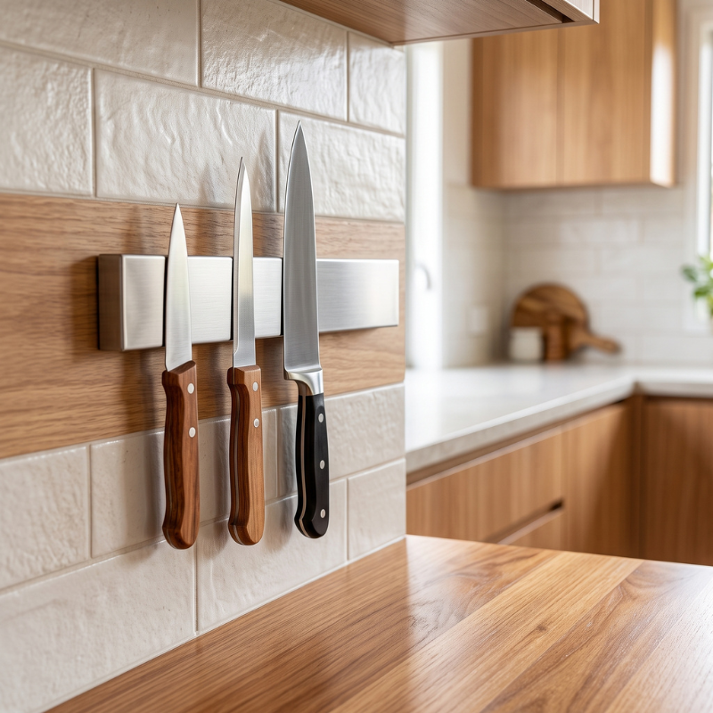 EdgeGlide™ SteelHold Magnetic Knife Strip