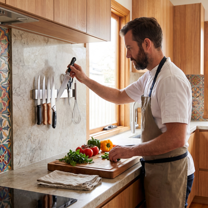 EdgeGlide™ SteelHold Magnetic Knife Strip